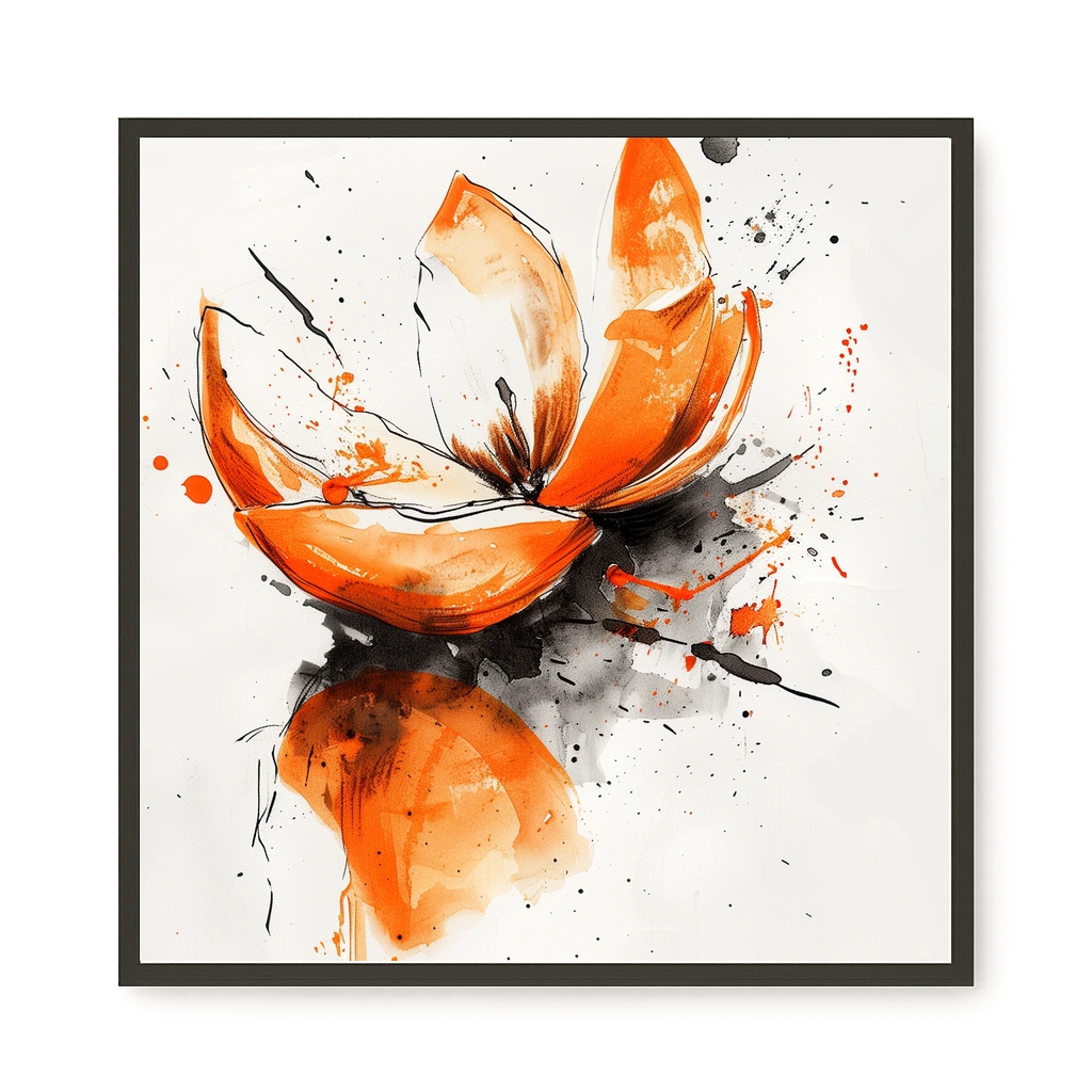 Abstract Petals Canvas Wall Art