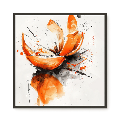 Abstract Petals Canvas Wall Art