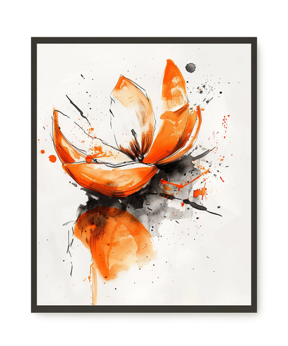 Abstract Petals Canvas Wall Art