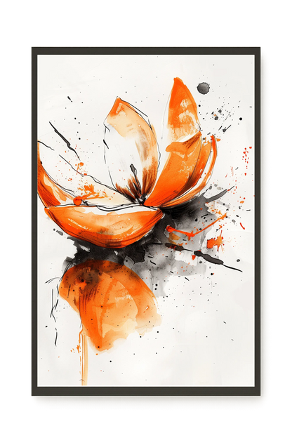 Abstract Petals Canvas Wall Art