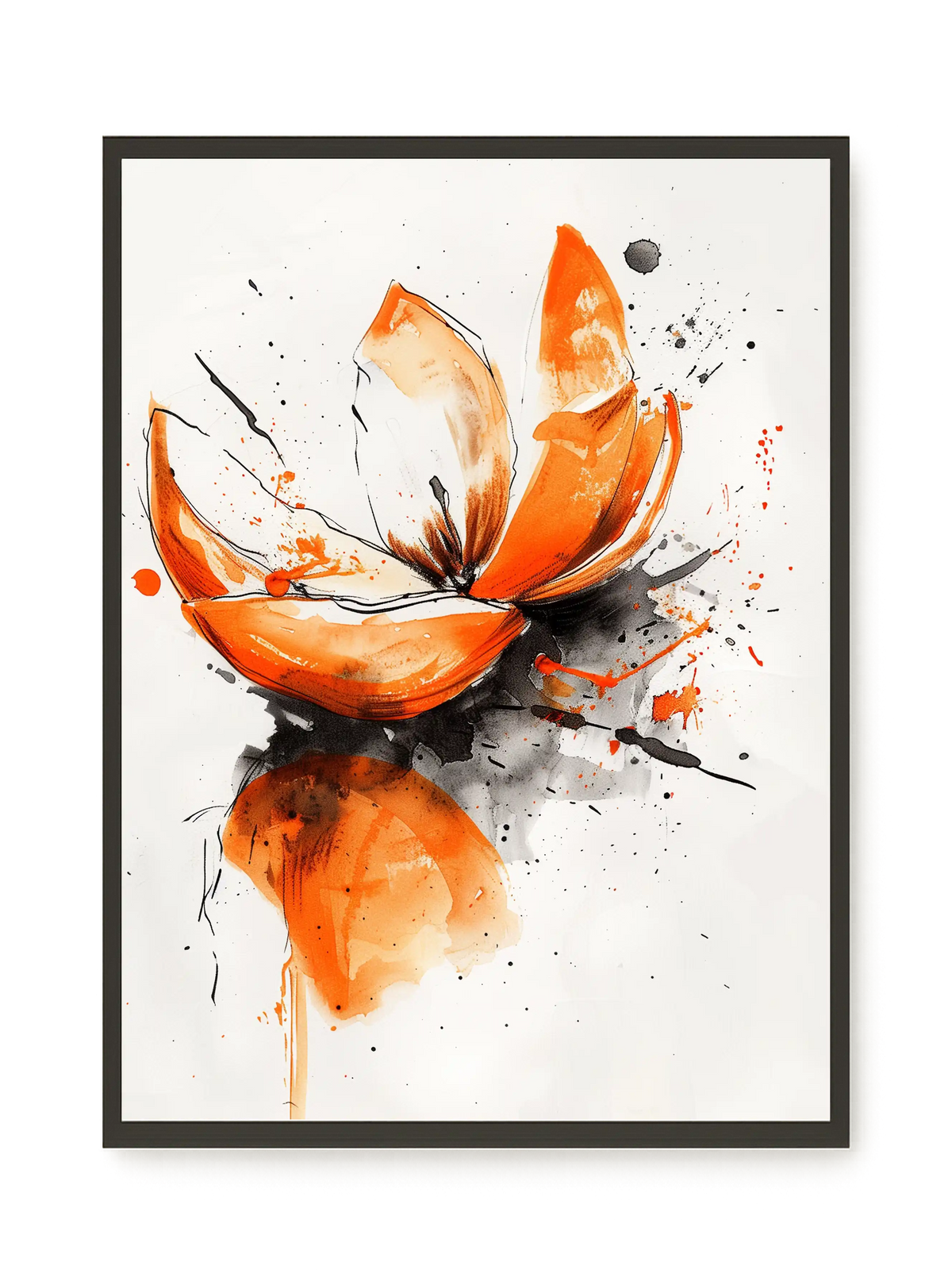 Abstract Petals Canvas Wall Art