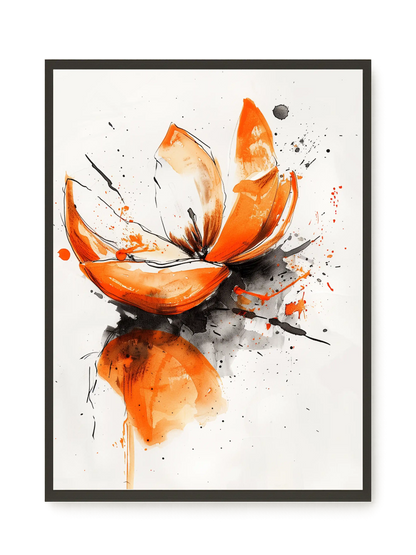 Abstract Petals Canvas Wall Art