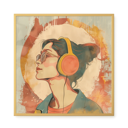 Listening Calm Canvas Wall Art