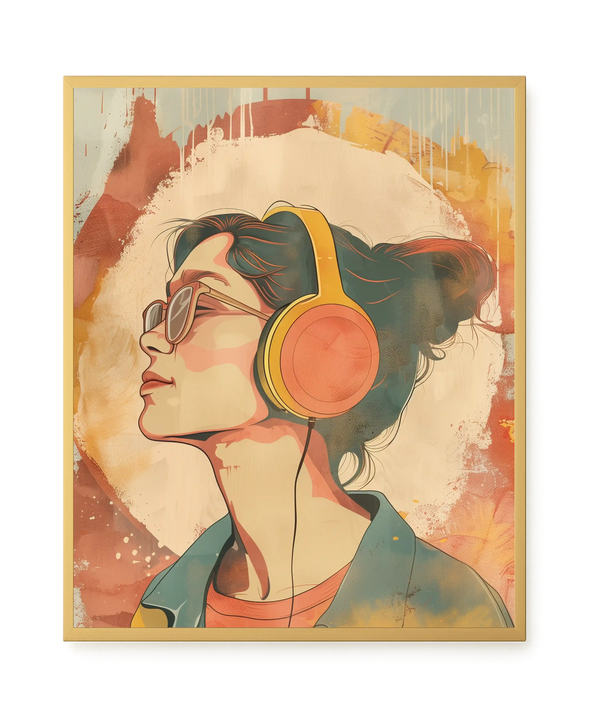 Listening Calm Canvas Wall Art