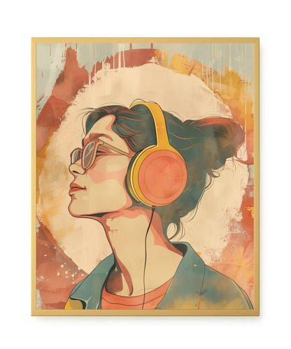 Listening Calm Canvas Wall Art