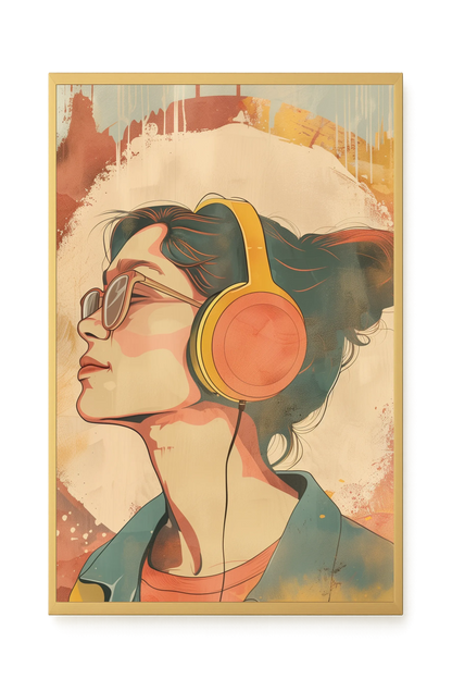 Listening Calm Canvas Wall Art