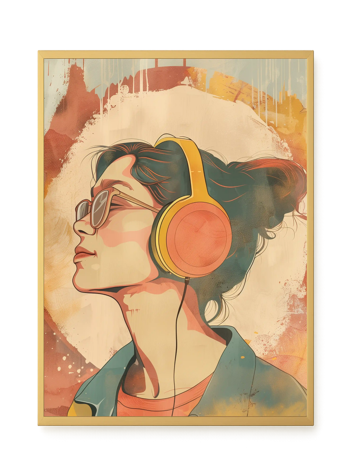Listening Calm Canvas Wall Art