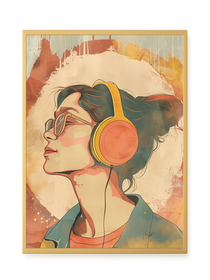 Listening Calm Canvas Wall Art