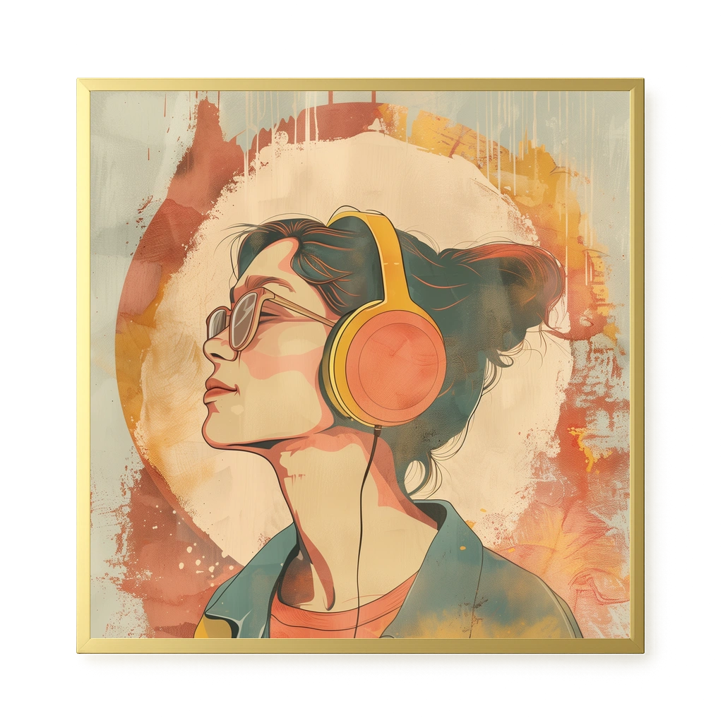 Listening Calm Canvas Wall Art