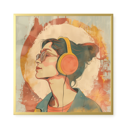 Listening Calm Canvas Wall Art