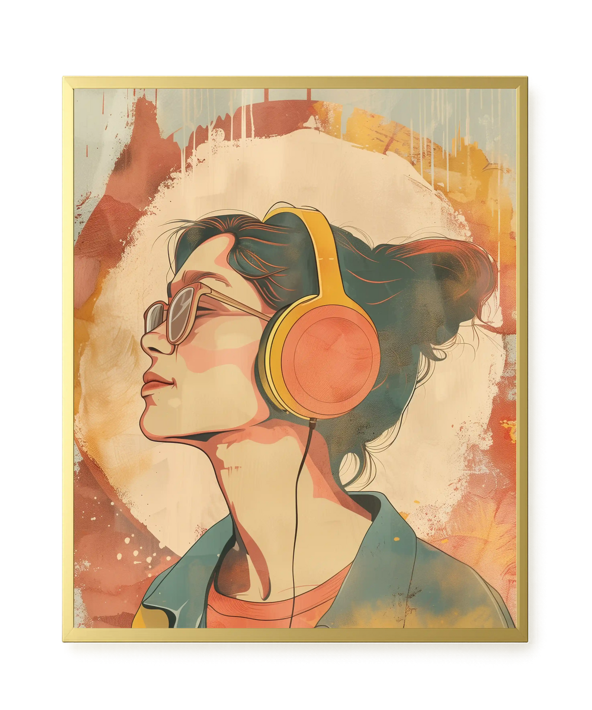 Listening Calm Canvas Wall Art