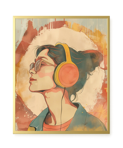 Listening Calm Canvas Wall Art