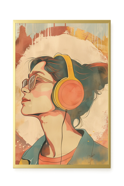 Listening Calm Canvas Wall Art