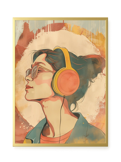 Listening Calm Canvas Wall Art
