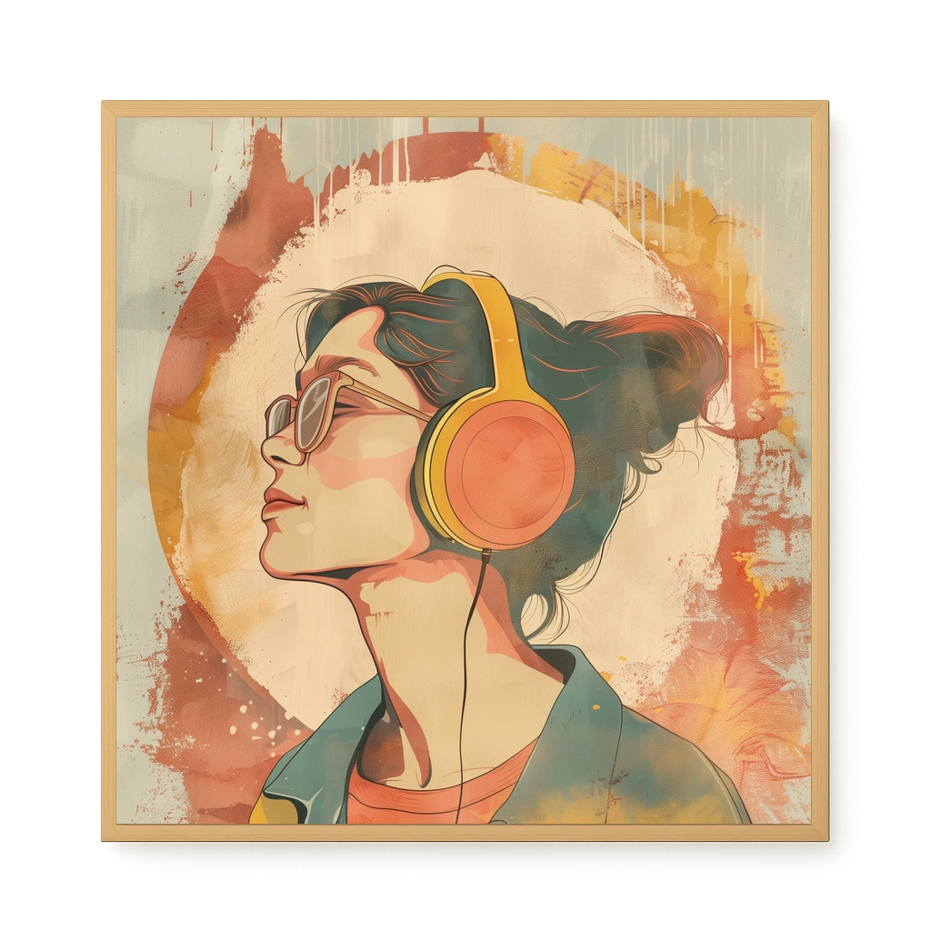 Listening Calm Canvas Wall Art