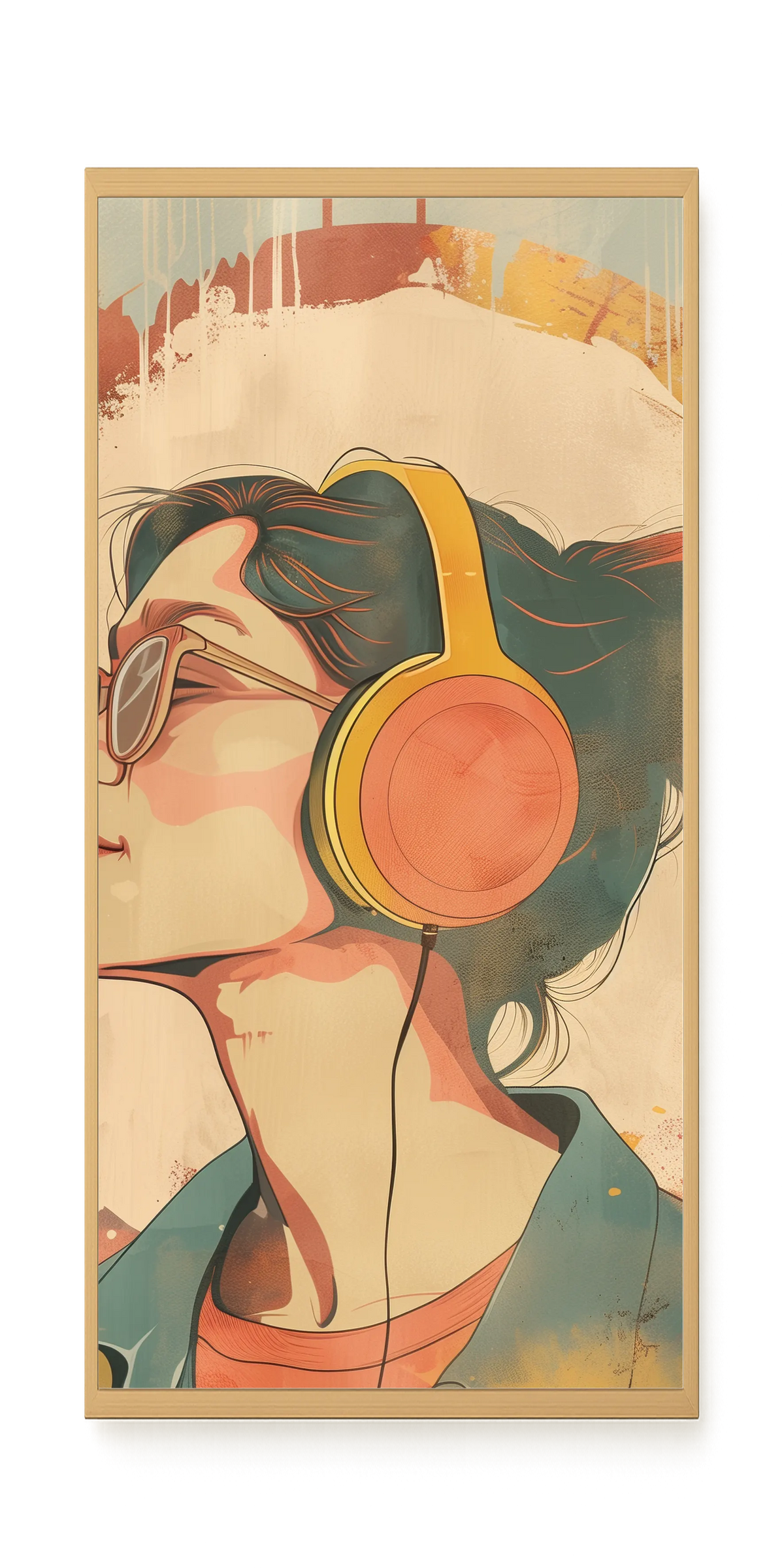Listening Calm Canvas Wall Art