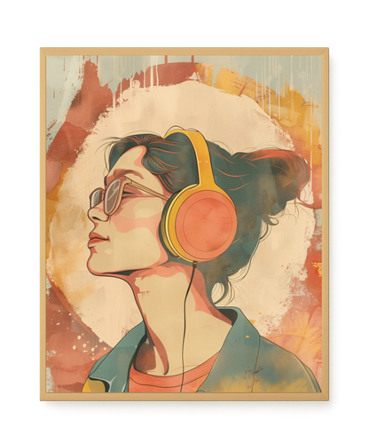 Listening Calm Canvas Wall Art