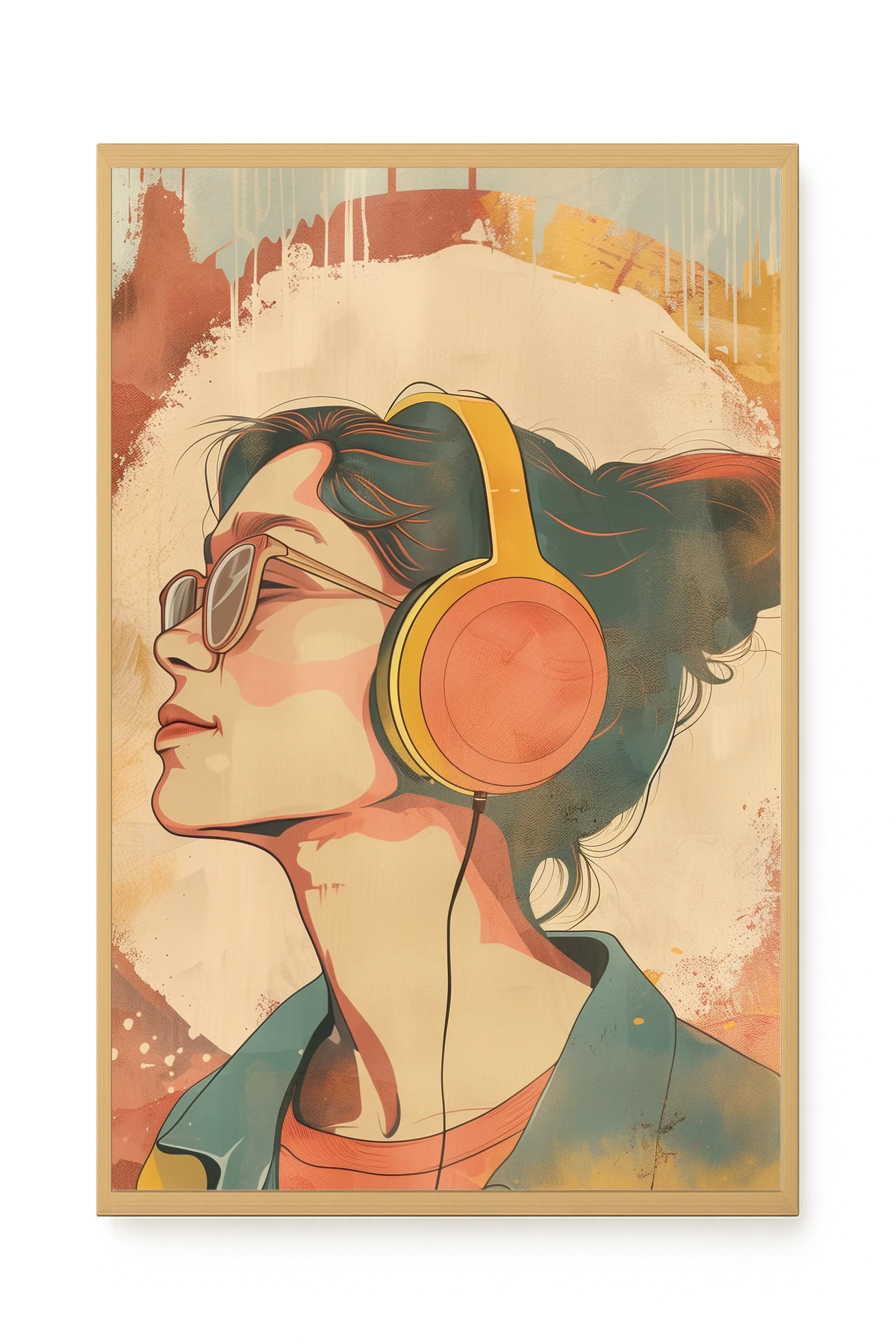 Listening Calm Canvas Wall Art