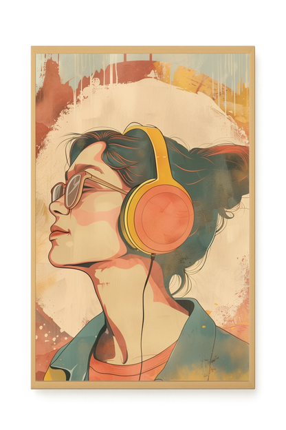 Listening Calm Canvas Wall Art