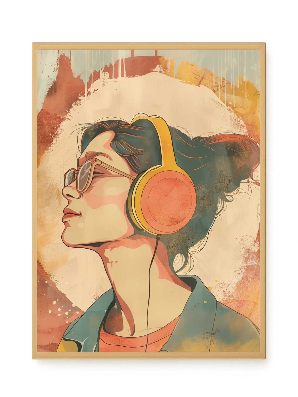 Listening Calm Canvas Wall Art