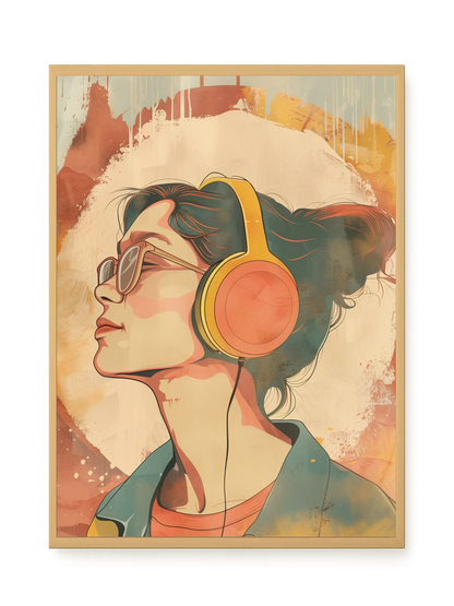 Listening Calm Canvas Wall Art
