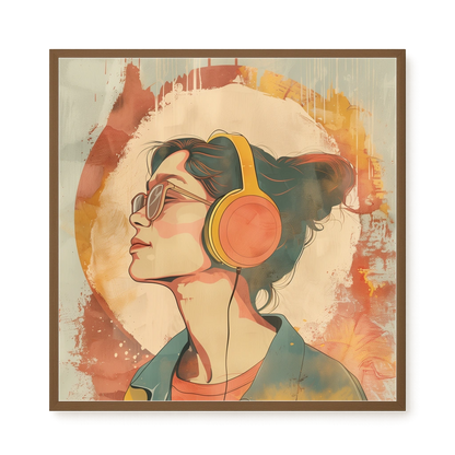 Listening Calm Canvas Wall Art