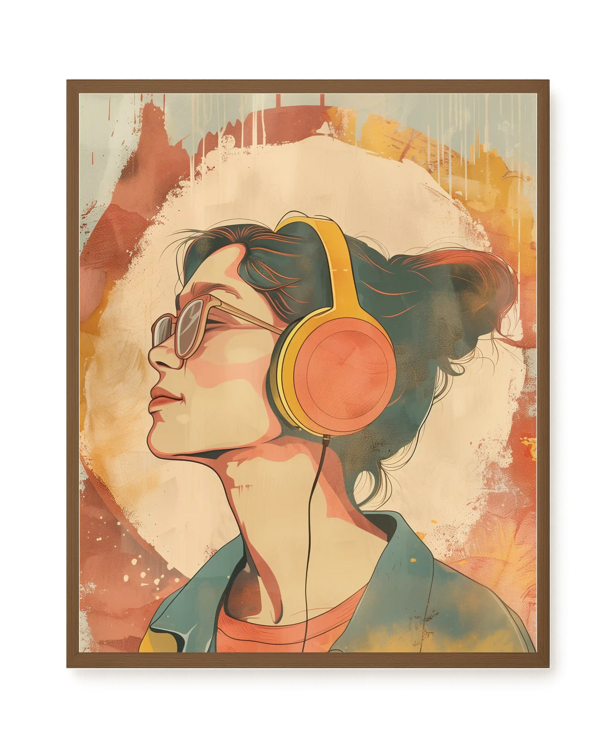 Listening Calm Canvas Wall Art