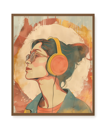 Listening Calm Canvas Wall Art
