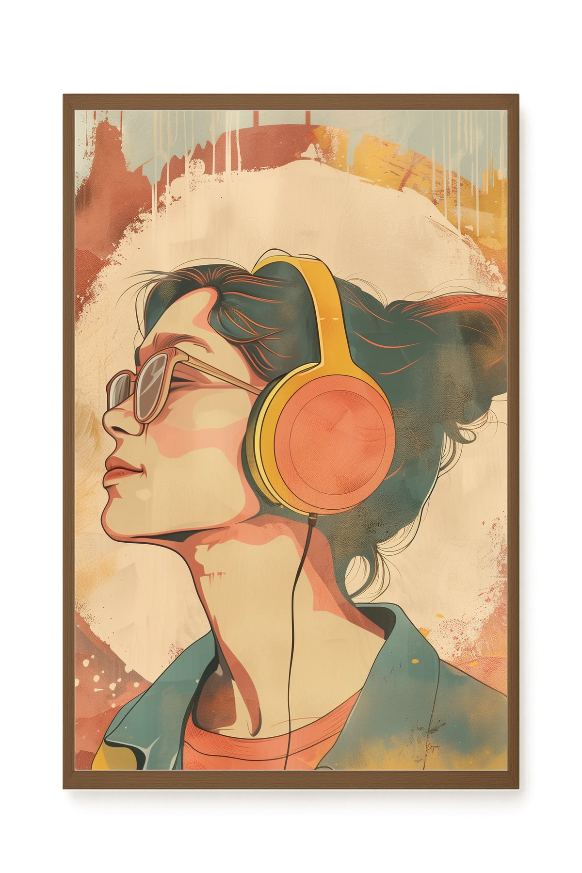 Listening Calm Canvas Wall Art