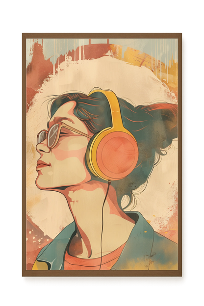 Listening Calm Canvas Wall Art