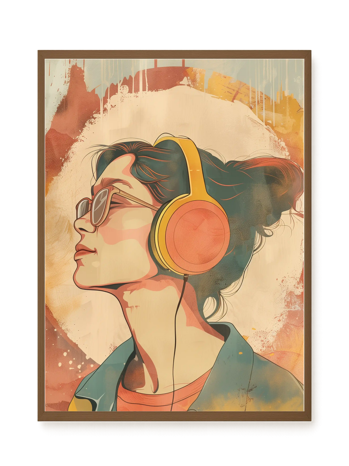 Listening Calm Canvas Wall Art