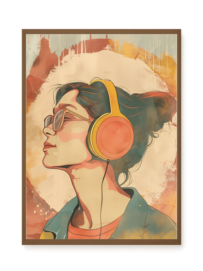 Listening Calm Canvas Wall Art