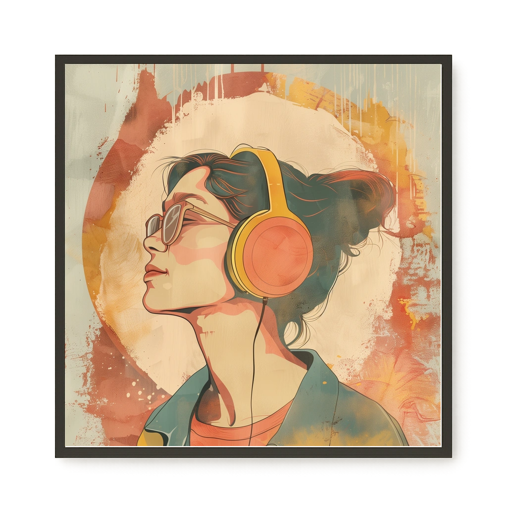 Listening Calm Canvas Wall Art