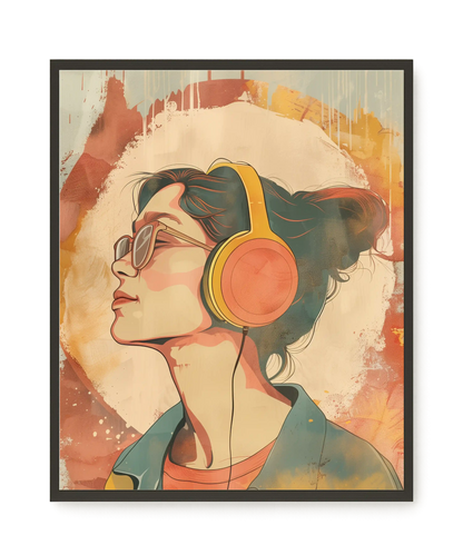 Listening Calm Canvas Wall Art