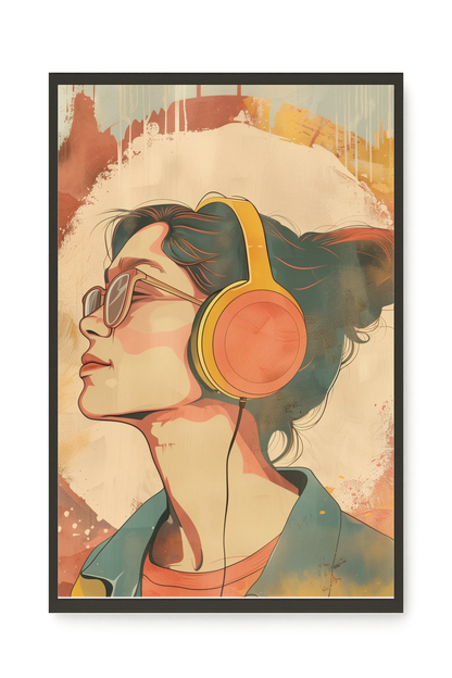 Listening Calm Canvas Wall Art