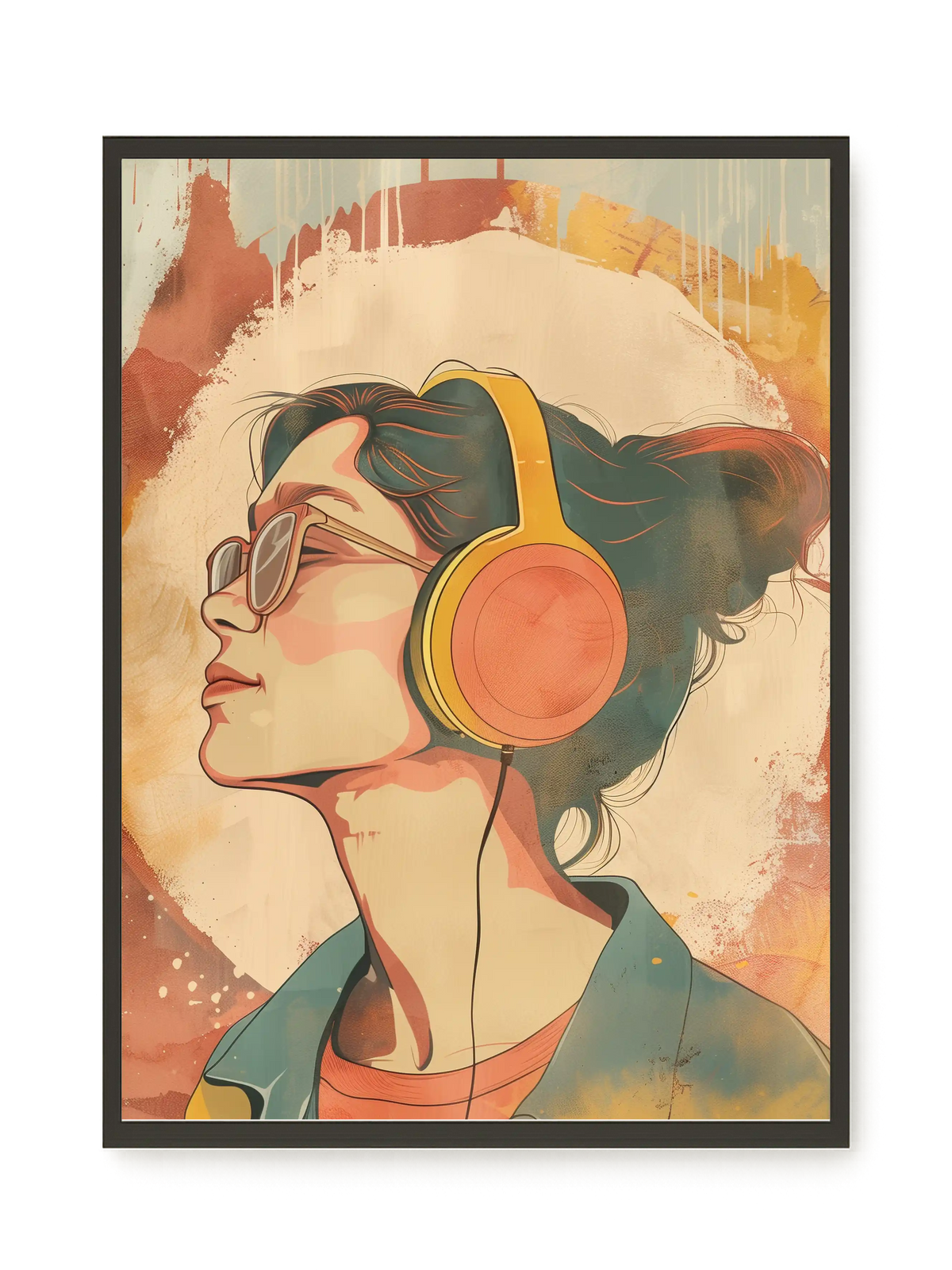 Listening Calm Canvas Wall Art