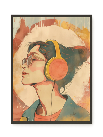 Listening Calm Canvas Wall Art