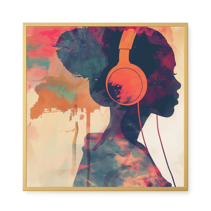 Music Profile Canvas Wall Art