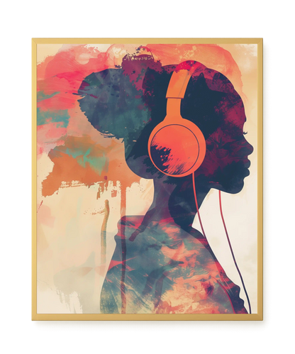 Music Profile Canvas Wall Art