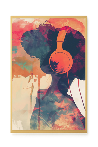 Music Profile Canvas Wall Art