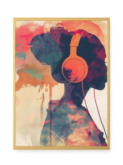 Music Profile Canvas Wall Art