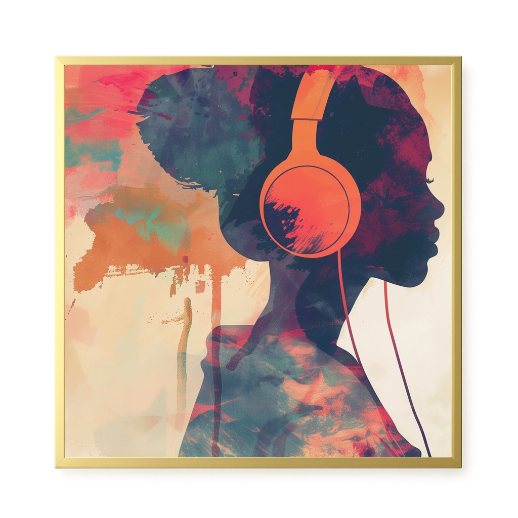 Music Profile Canvas Wall Art