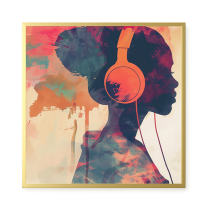Music Profile Canvas Wall Art