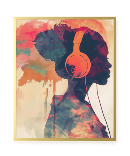 Music Profile Canvas Wall Art