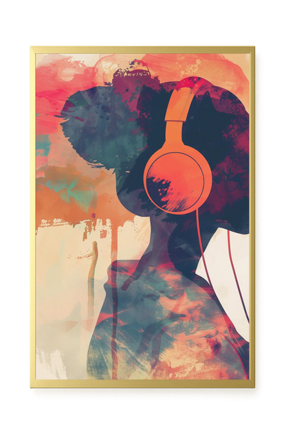 Music Profile Canvas Wall Art