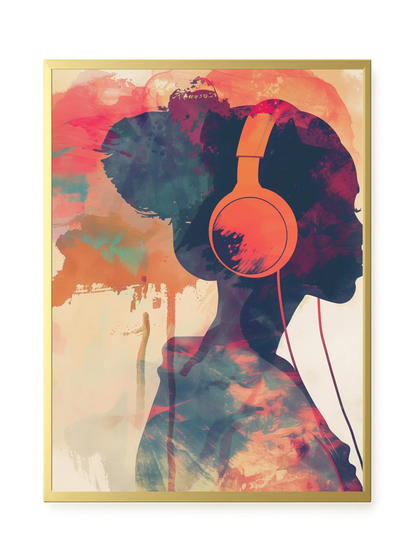 Music Profile Canvas Wall Art