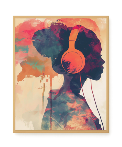 Music Profile Canvas Wall Art
