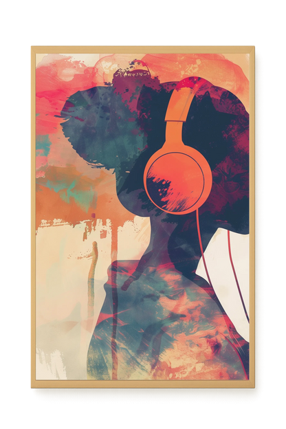 Music Profile Canvas Wall Art