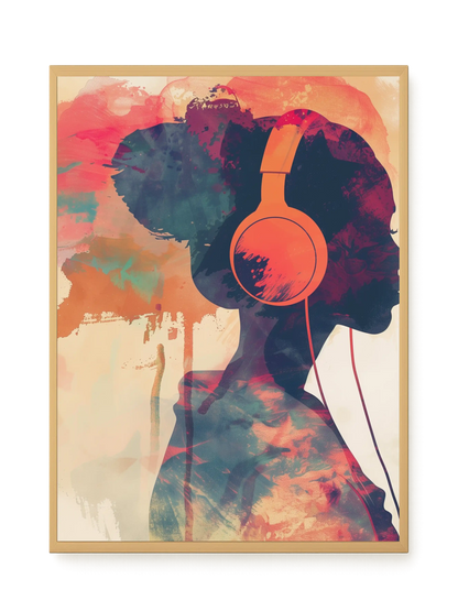 Music Profile Canvas Wall Art