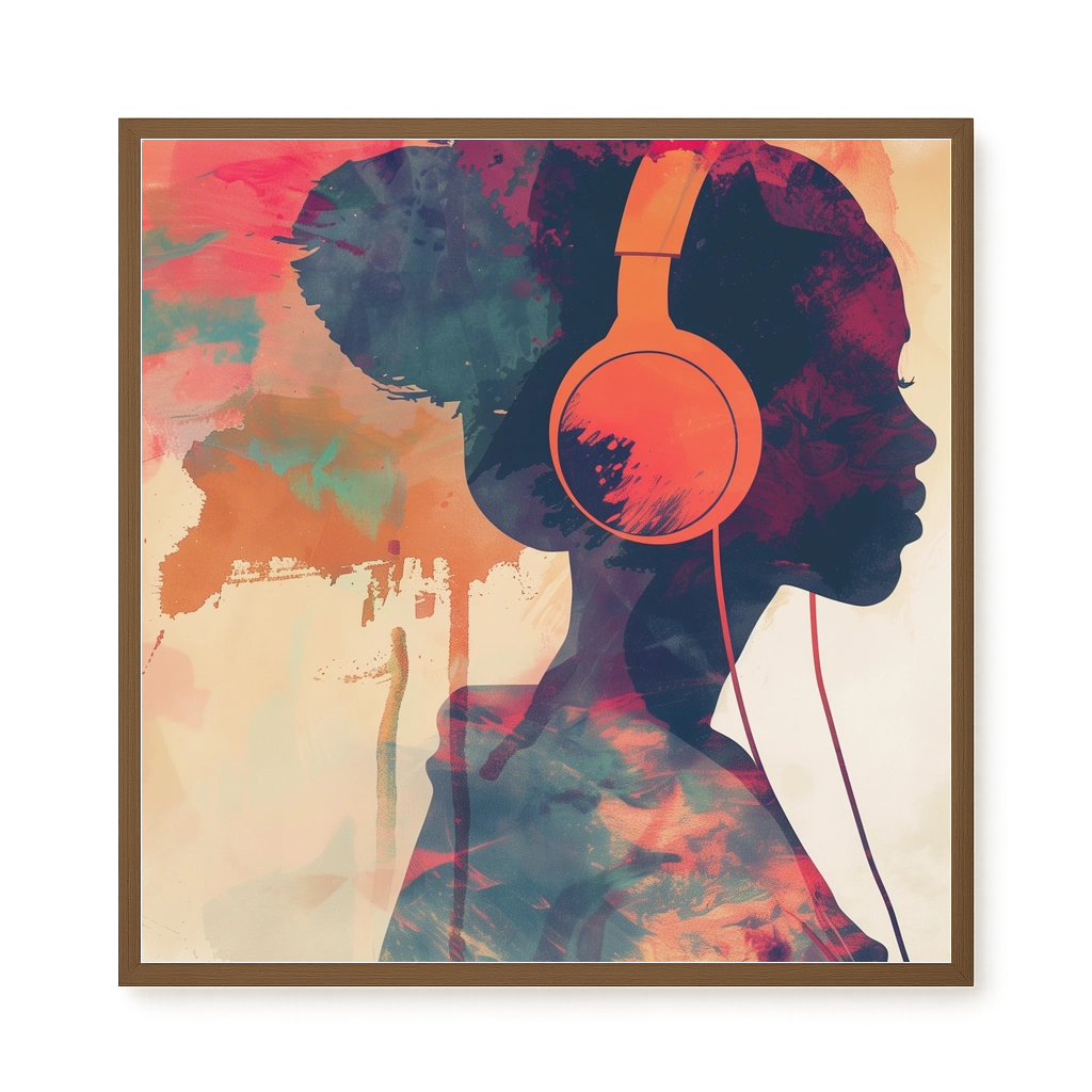Music Profile Canvas Wall Art